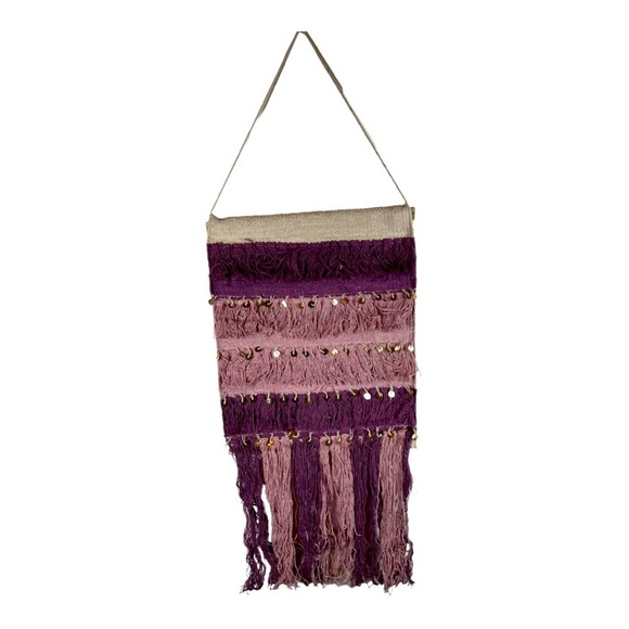 Handwoven tufted wall tapestry.  New with tags - Picture 2 of 10